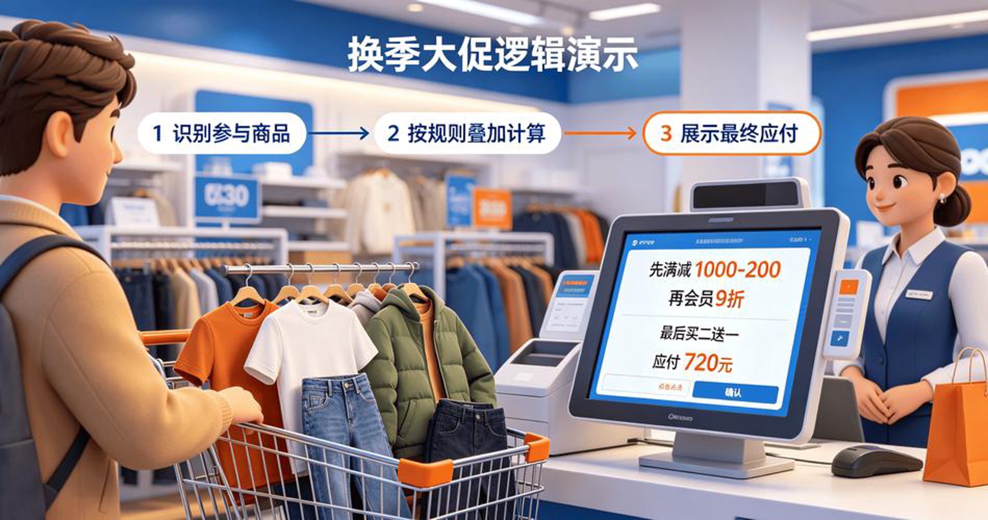阶梯服饰